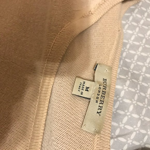 Burberry long sleeve shirt elbow patch VINTAGE - Picture 3 of 3